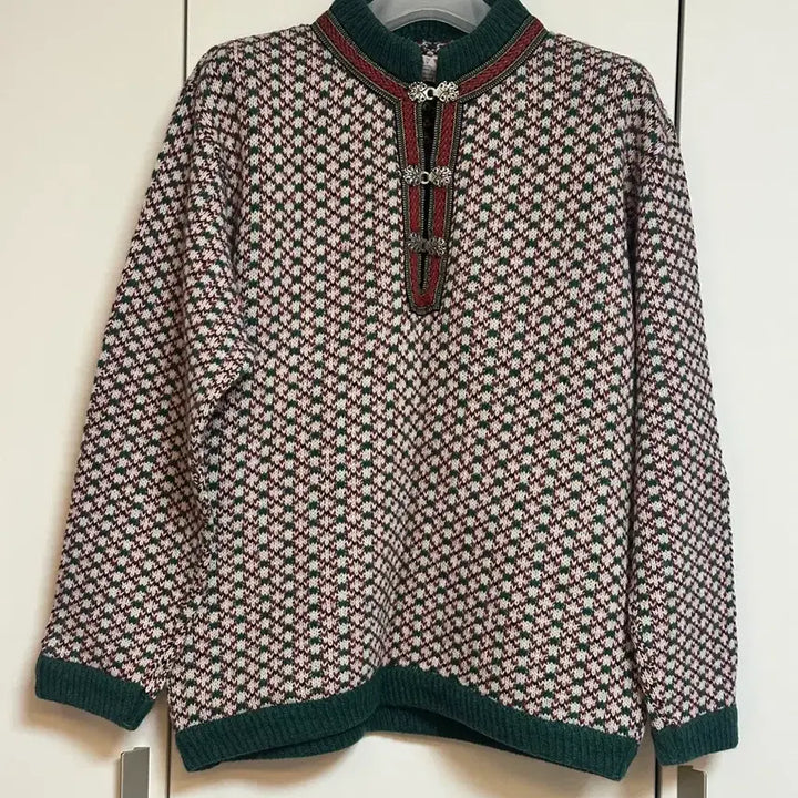 [BUNJANG] Norway Nordic Vintage Wool Sweater Cardigan / Norway 유럽 빈티지 노르딕 정통 스웨터 가디건 니트 외투 아우터