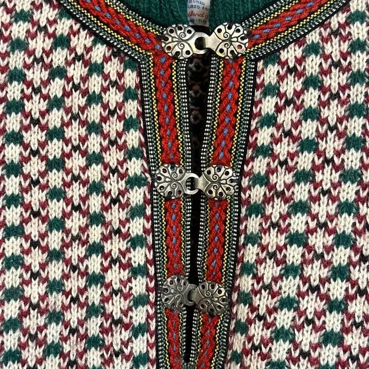 [BUNJANG] Norway Nordic Vintage Wool Sweater Cardigan / Norway 유럽 빈티지 노르딕 정통 스웨터 가디건 니트 외투 아우터