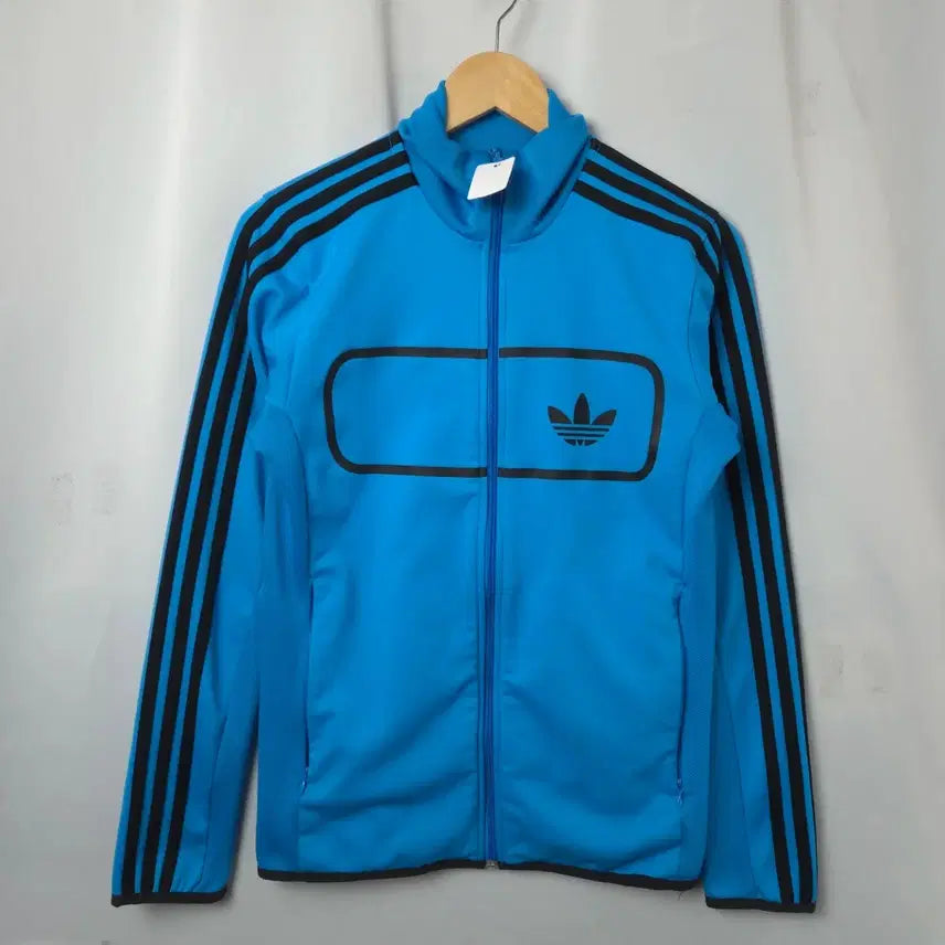 [BUNJANG] Adidas Blue Track Top Training Jersey Zip-up Jacket / 여XS-S 아디다스 블루 트랙탑 트레이닝 져지 집업 자켓