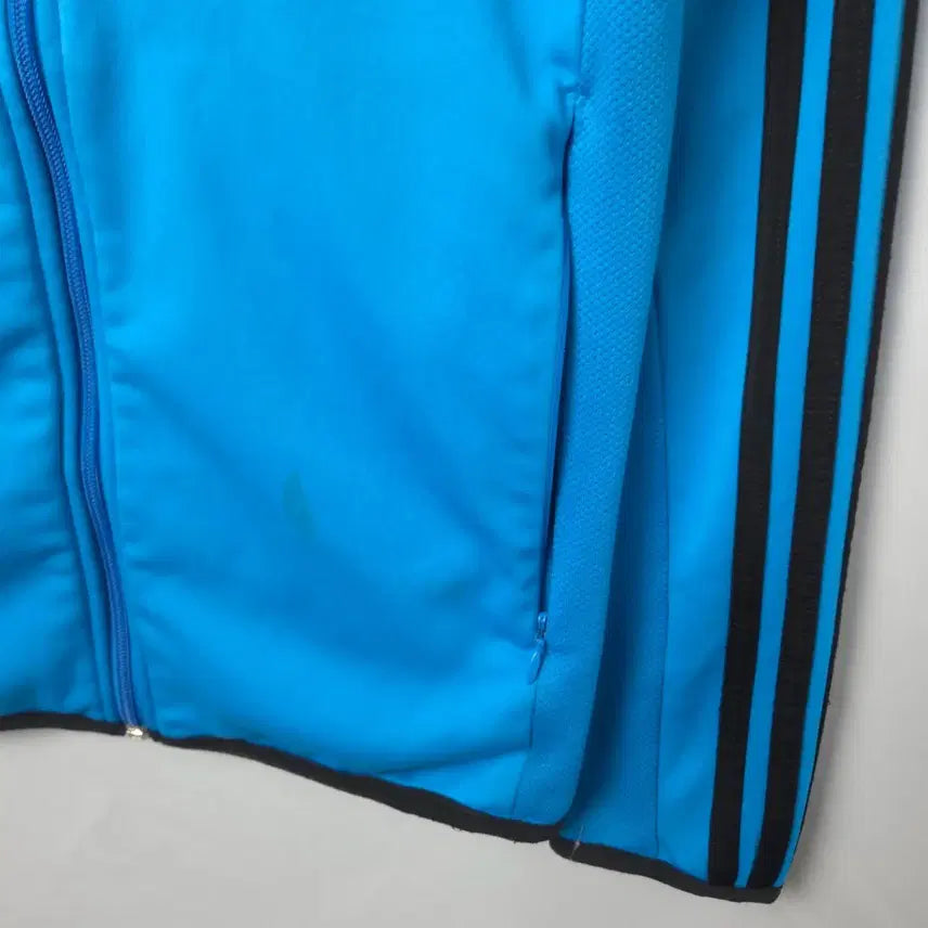 [BUNJANG] Adidas Blue Track Top Training Jersey Zip-up Jacket / 여XS-S 아디다스 블루 트랙탑 트레이닝 져지 집업 자켓