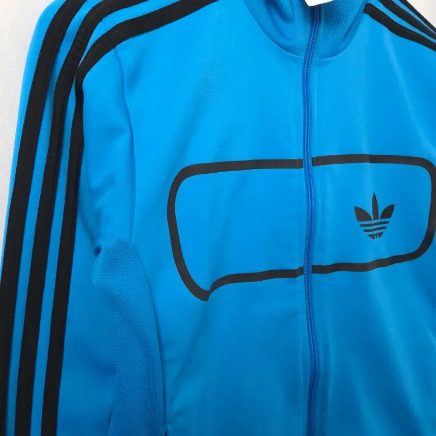 [BUNJANG] Adidas Blue Track Top Training Jersey Zip-up Jacket / 여XS-S 아디다스 블루 트랙탑 트레이닝 져지 집업 자켓