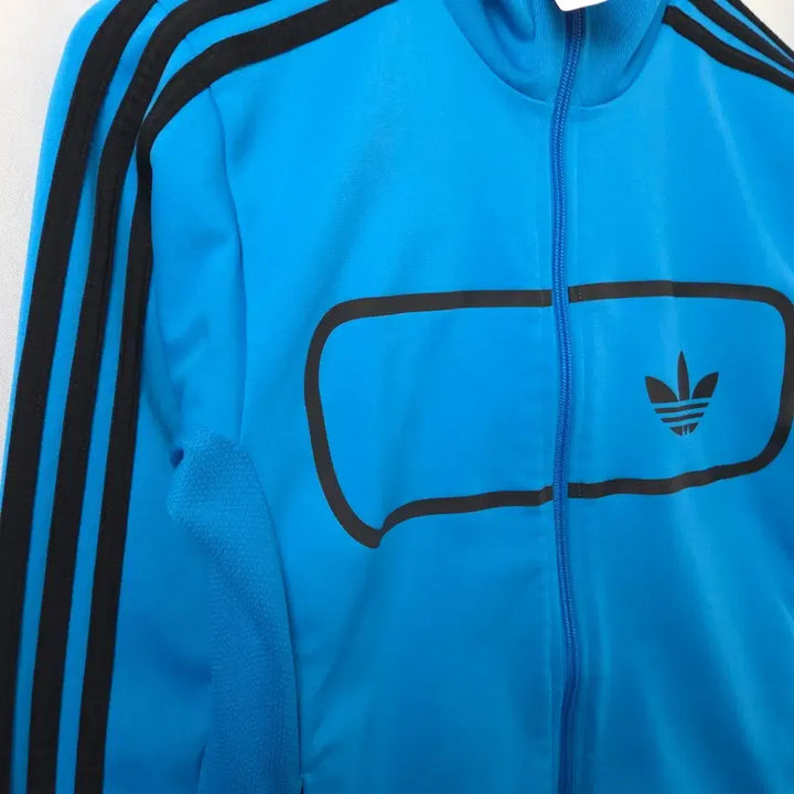 [BUNJANG] Adidas Blue Track Top Training Jersey Zip-up Jacket / 여XS-S 아디다스 블루 트랙탑 트레이닝 져지 집업 자켓