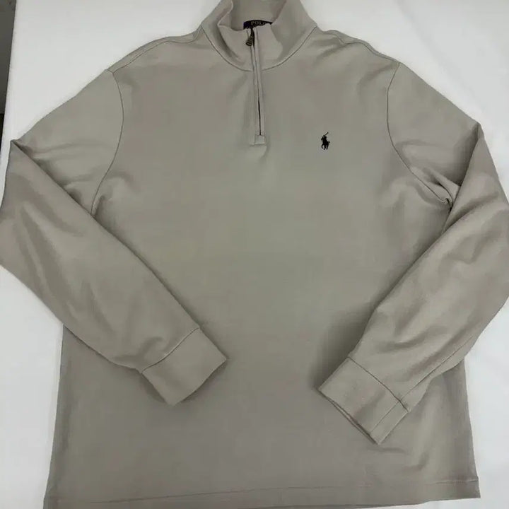 [BUNJANG] Polo Ralph Lauren Half-Zip Long Sleeve T-Shirt (Size 2XL) / [2XL] 폴로 랄프로렌 하프넥 반집업 긴팔티