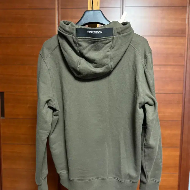 [BUNJANG] C.P. Company Diagonal Raised Fleece Hooded Sweatshirt Khaki / CP컴퍼니 후드 L 팝니다