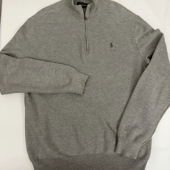 [BUNJANG] Polo Ralph Lauren Half-Zip Knit XL / [XL] 폴로 랄프로렌 하프넥 반집업 니트 그레이