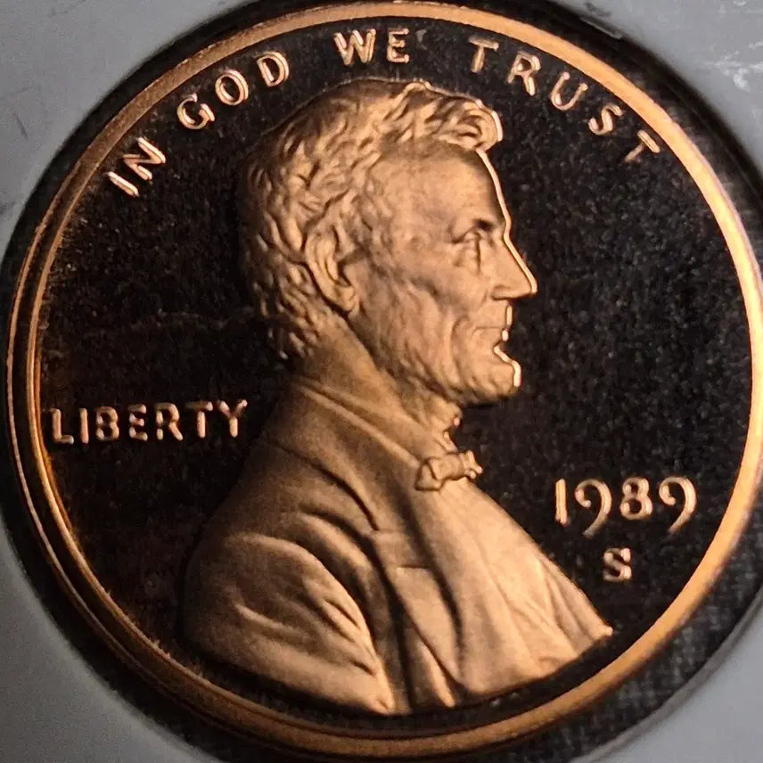 [BUNJANG] 1989 Lincoln Cent Proof Coin / 1989년 s링컨 센트 프루프 주화