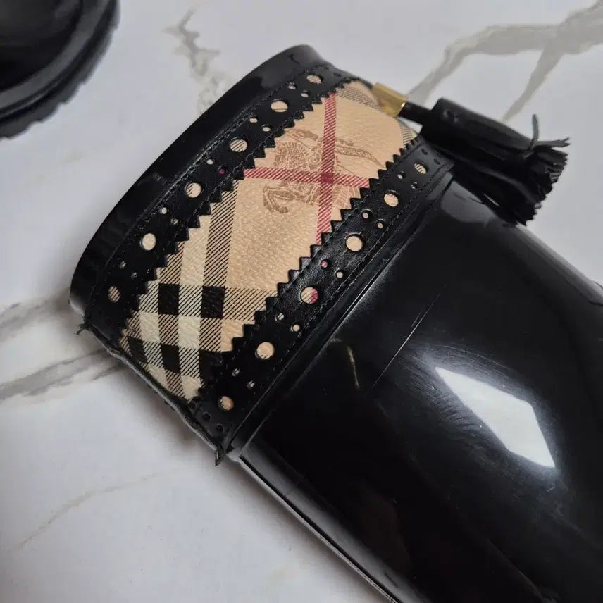 [BUNJANG] Burberry Check Pattern Rain Boots / (정품) 버버리 체크 패턴 레인부츠 장화 35