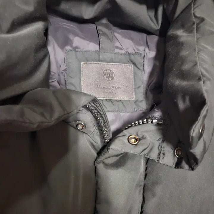 [BUNJANG] Massimo Dutti Black Long Padded Hooded Jumper / 마시모두띠 블랙 롱 패딩 점퍼 후드패딩