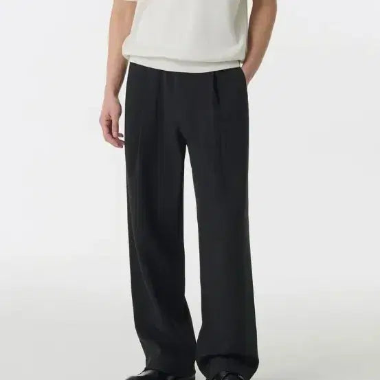 [BUNJANG] Musinsa Standard Crepe Wide Banding Pants / [32] 무신사스탠다드 크레이프 밴딩 팬츠