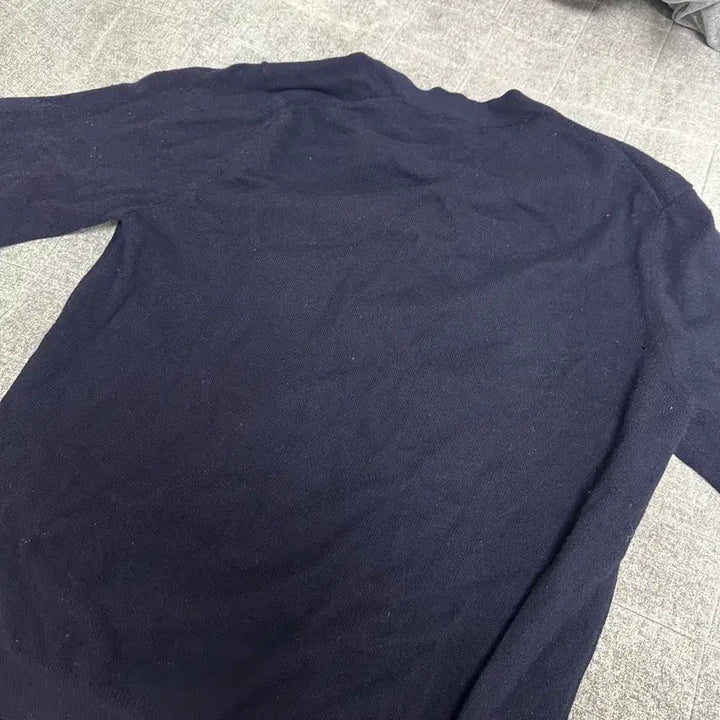 [BUNJANG] Comme des Garçons Cardigan Navy White Heart Patch Size L / 꼼데가르송 가디건 L 네이비 화이트와펜 정품