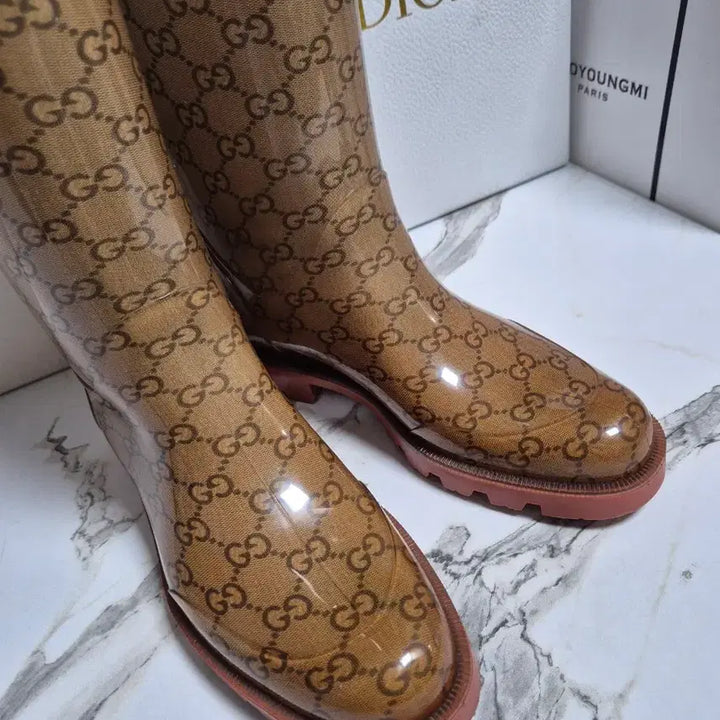 [BUNJANG] Gucci GG Logo Rain Boots 37 / (정품) 구찌 GG 로고 레인부츠 장화 37