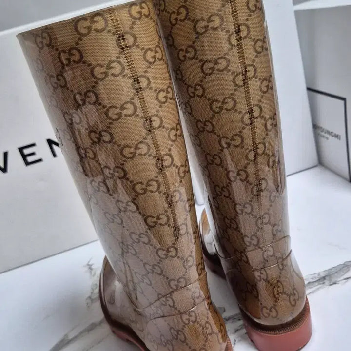[BUNJANG] Gucci GG Logo Rain Boots 37 / (정품) 구찌 GG 로고 레인부츠 장화 37