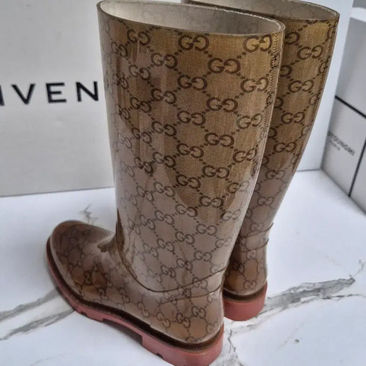[BUNJANG] Gucci GG Logo Rain Boots 37 / (정품) 구찌 GG 로고 레인부츠 장화 37