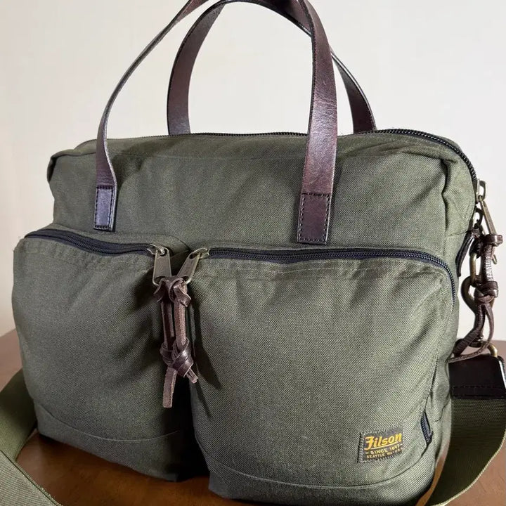 [SOLD OUT] 필슨 드라이든 브리프케이스 오터그린 상태최상