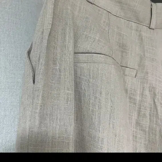 [BUNJANG] La Room Linen Wide Tucked Pants (M) / 라룸 린넨 핀턱 와이드 팬츠 m