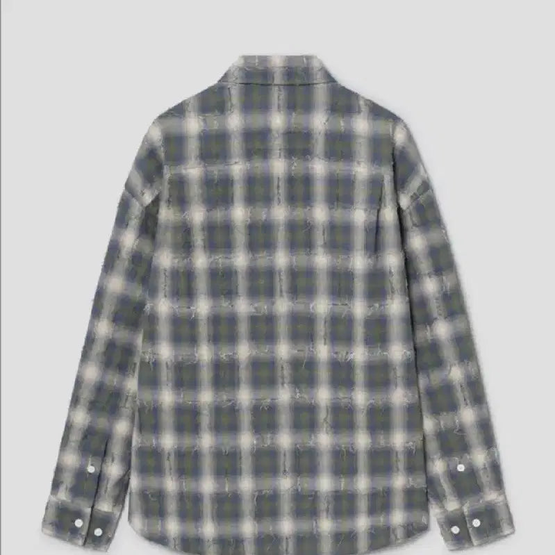[BUNJANG] JUUN.J Grid Needle Check Loose Fit Shirt / JUUN.J 그리드 니들 체크 루즈핏 셔츠 - 그린