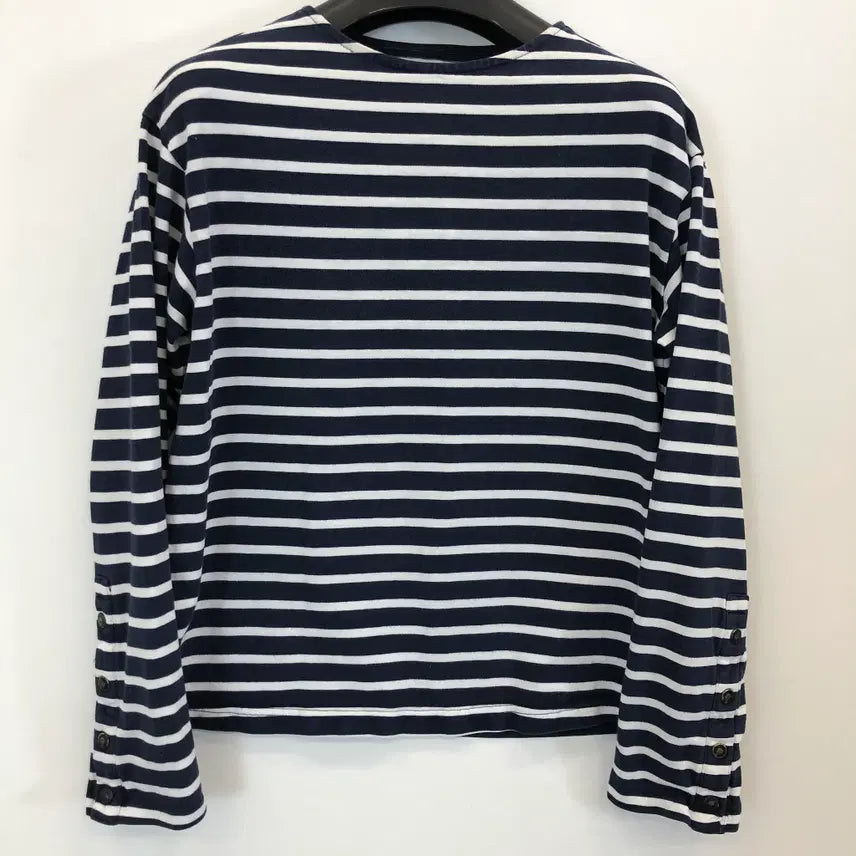 [BUNJANG] Studio Tomboy Stripe Oversized Long Sleeve Shirt / 스튜디오톰보이 스트라이프 오버 롱슬리브 FREE