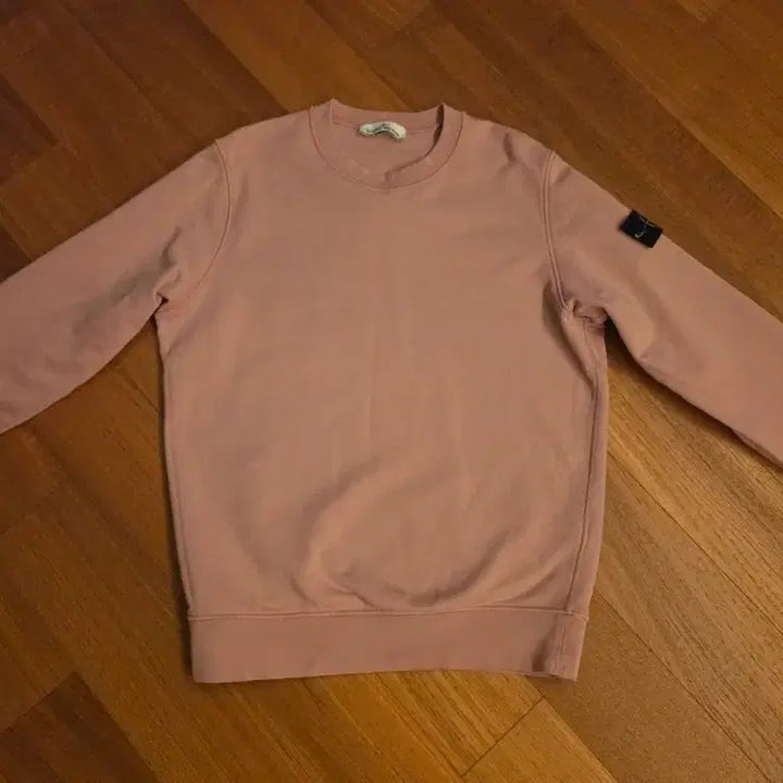 [BUNJANG] Stone Island 21SS Sweatshirt Light Pink / 스톤아일랜드 21ss 맨투맨 연핑크 딸기우유색 L