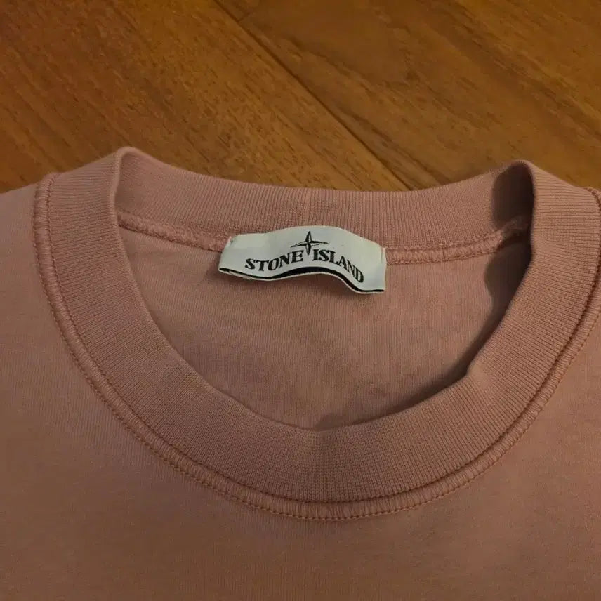 [BUNJANG] Stone Island 21SS Sweatshirt Light Pink / 스톤아일랜드 21ss 맨투맨 연핑크 딸기우유색 L