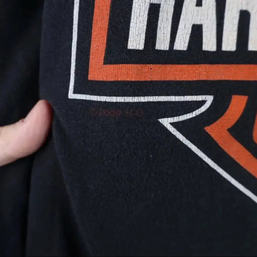 [BUNJANG] Harley Davidson Big Logo T-shirt / 빈티지 할리데이비슨 빅로고 티셔츠