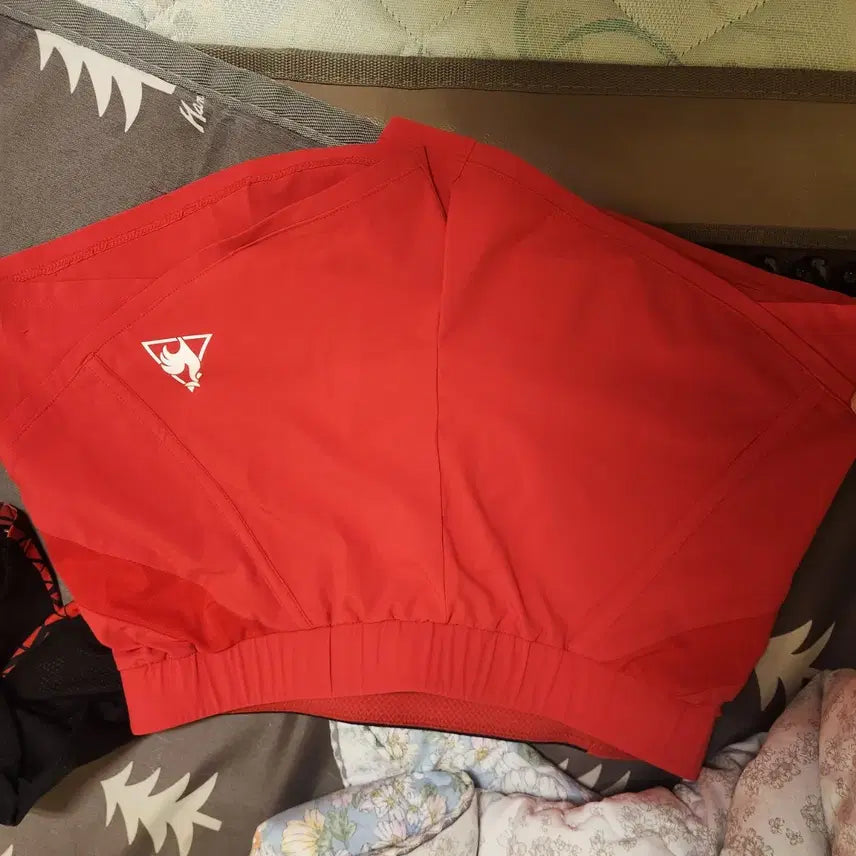 [BUNJANG] Le Coq Sportif &amp; Descente Shorts (Red &amp; Orange) / 르꼬끄 / 데상트 반바지 (레드/주황)