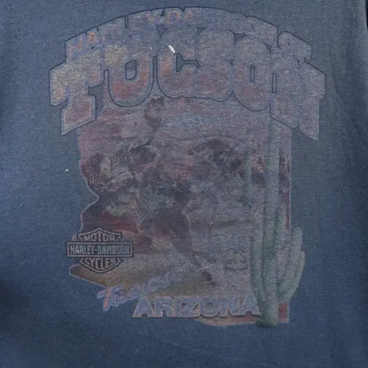 [BUNJANG] Harley Davidson Vintage Big Logo T-Shirt / 빈티지 할리데이비슨 빅로고 티셔츠