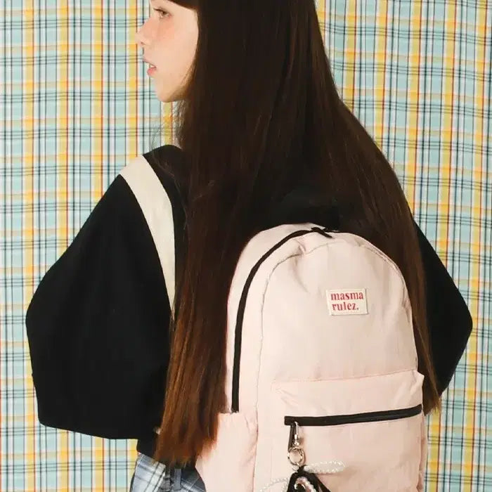 [BUNJANG] Masma Rulez Pink Backpack / masma rulez 핑크 백팩 마스마룰즈 책가방