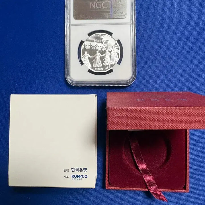 [BUNJANG] 2008 Korea Folk Games Ganggangsullae Commemorative Coin / 2008년 민속놀이 강강술래 기념주화(99.9% 은화)