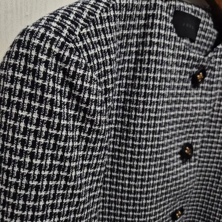 [BUNJANG] Tweed Jacket and Skirt Set / (세일)(새상품)체크 트위드 자켓 스커트 셋업