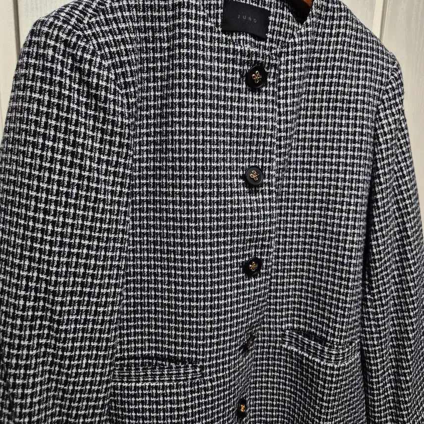 [BUNJANG] Tweed Jacket and Skirt Set / (세일)(새상품)체크 트위드 자켓 스커트 셋업