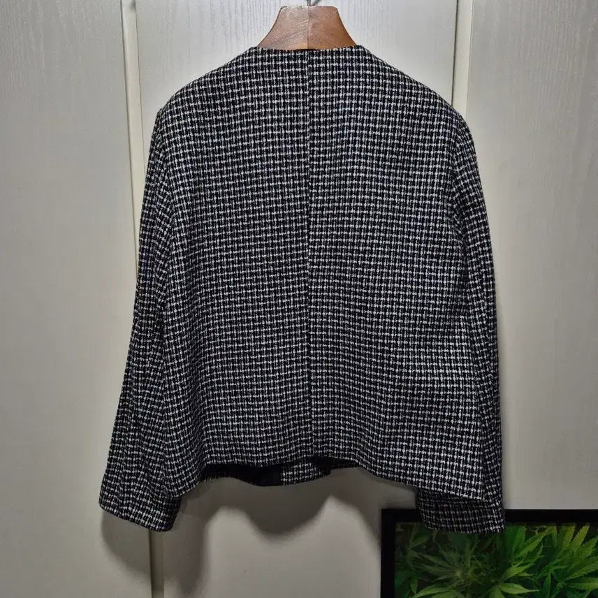 [BUNJANG] Tweed Jacket and Skirt Set / (세일)(새상품)체크 트위드 자켓 스커트 셋업