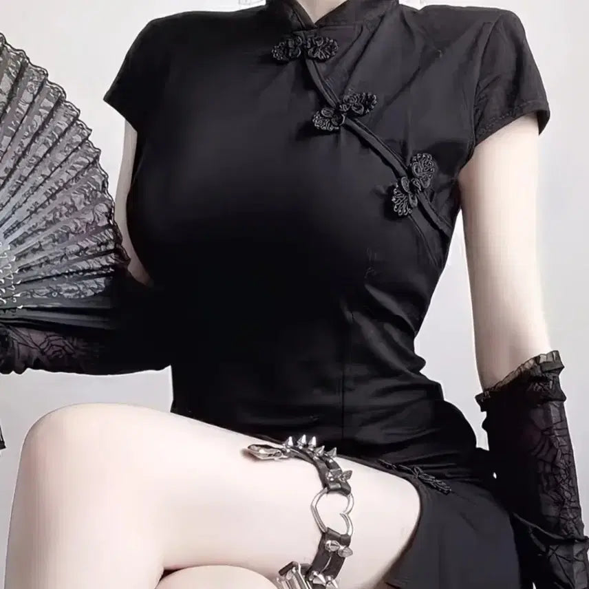 [BUNJANG] Chippa Dress for Graduation Photoshoot / 졸업사진 컨셉 치파오 대여X , 판매O