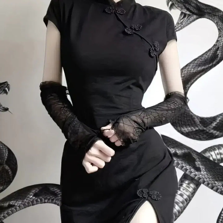 [BUNJANG] Chippa Dress for Graduation Photoshoot / 졸업사진 컨셉 치파오 대여X , 판매O