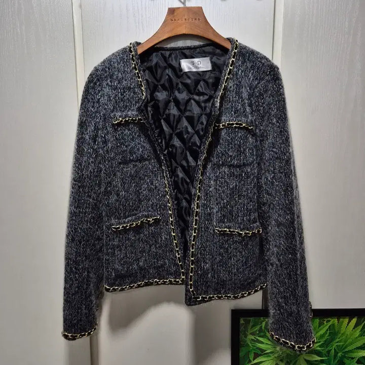 [BUNJANG] Tweed Quilted Jacket and Skirt Set / (세일)(새상품)누빔 트위드 셋업 자켓 스커트