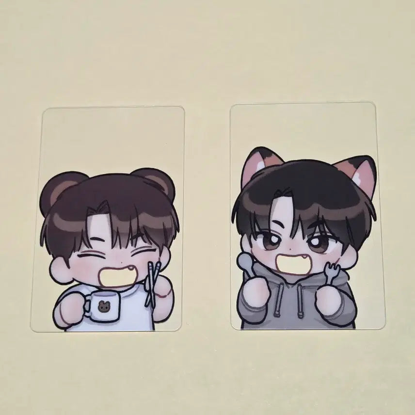 [BUNJANG] Daemuk Keulsejin Transparent Photocard Set (2 Types) / (새상품 희귀템)데못죽 큰세진 투명 포토카드 2종
