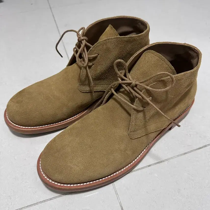 [BUNJANG] Lost Garden Suede Chukka Boots Beige 280 / 로스트 가든 처카부츠 베이지 색상 280사이즈