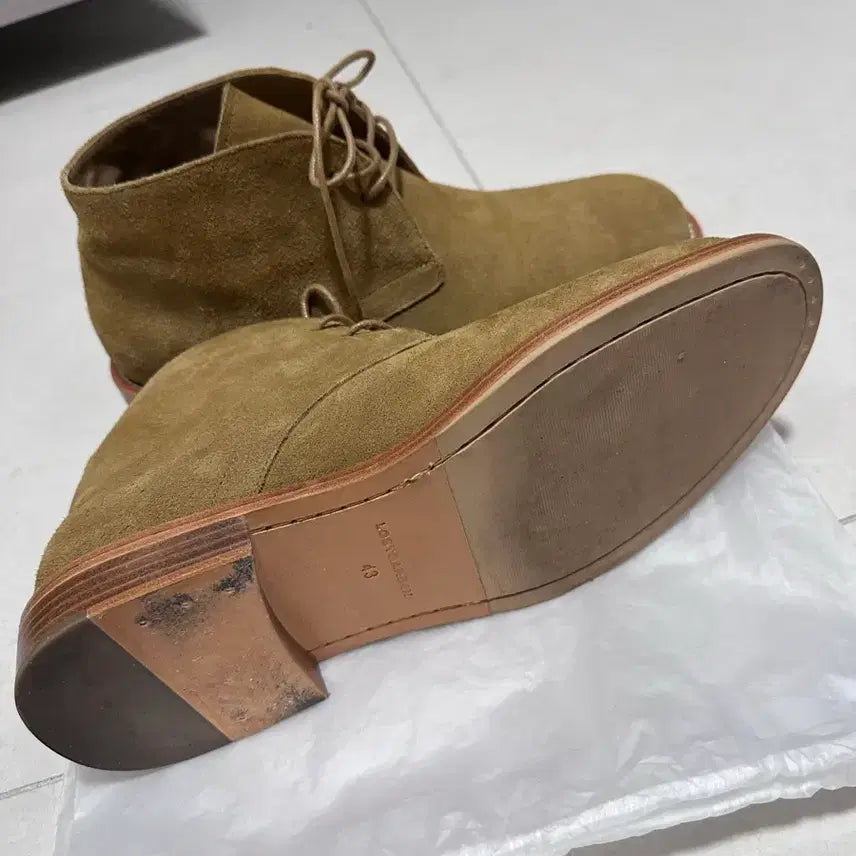 [BUNJANG] Lost Garden Suede Chukka Boots Beige 280 / 로스트 가든 처카부츠 베이지 색상 280사이즈