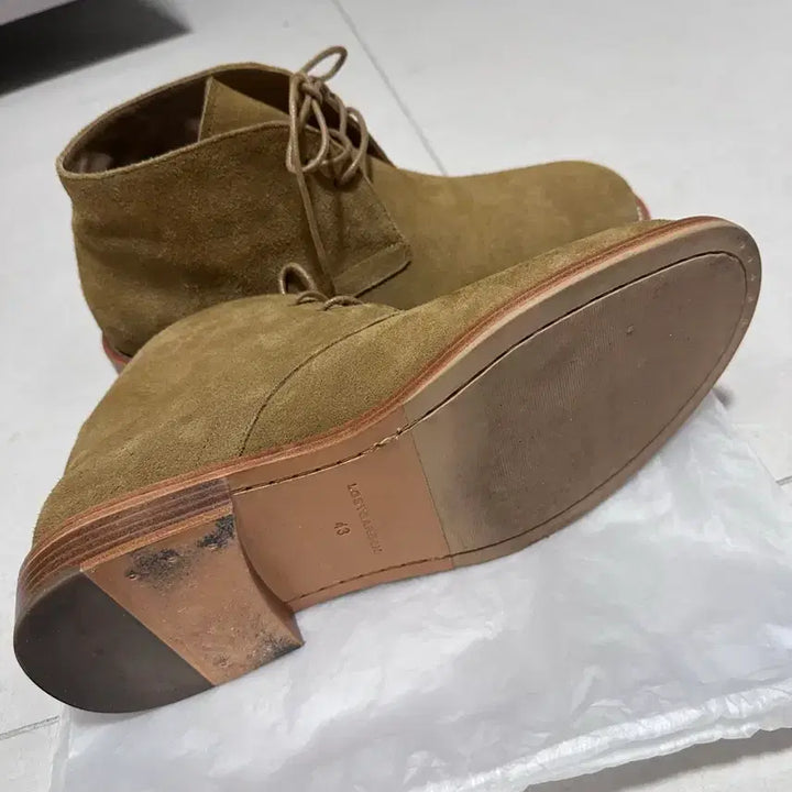 [BUNJANG] Lost Garden Suede Chukka Boots Beige 280 / 로스트 가든 처카부츠 베이지 색상 280사이즈