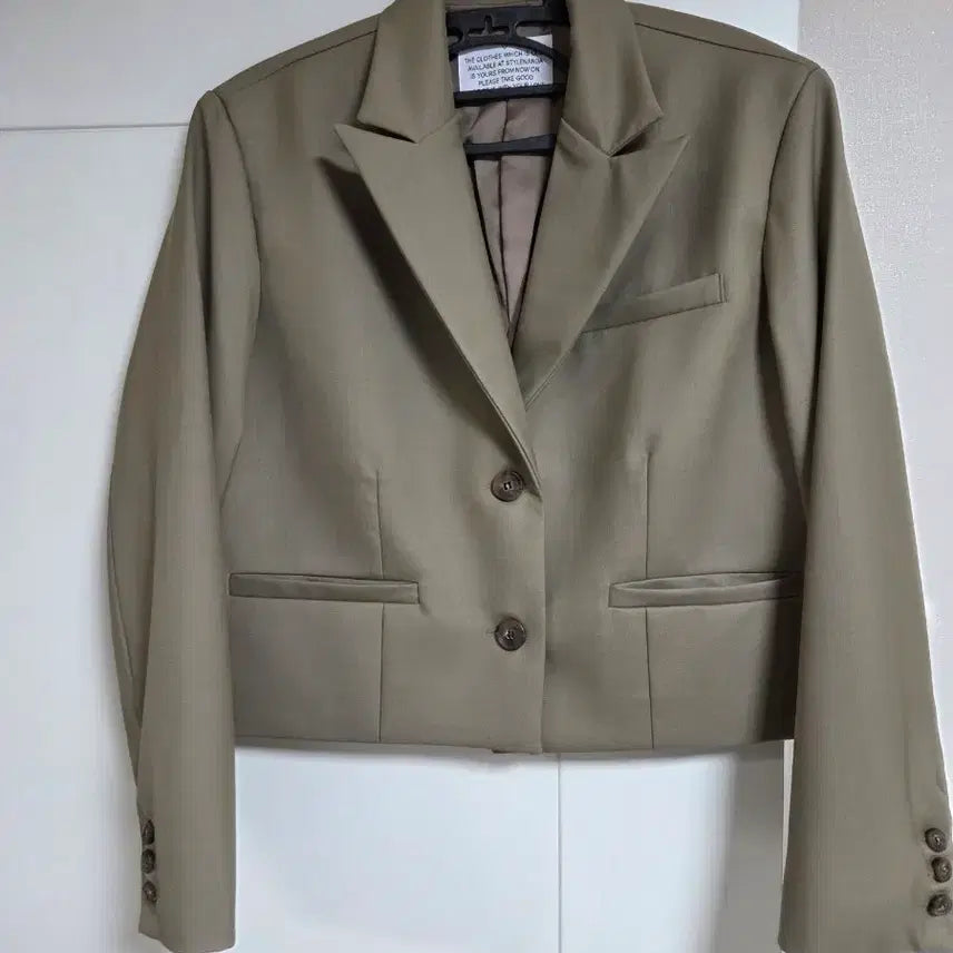 [BUNJANG] Stylenanda Khaki Jacket / (미착용) 스타일난다 카키 자켓