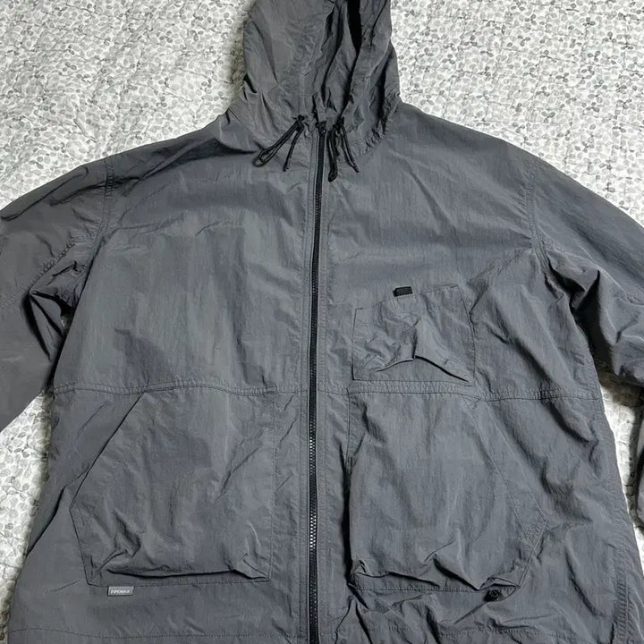 [BUNJANG] Espionage Ray Yacht Windbreaker Charcoal XL / 에스피오나지 Ray Yacht 바람막이 차콜 XL
