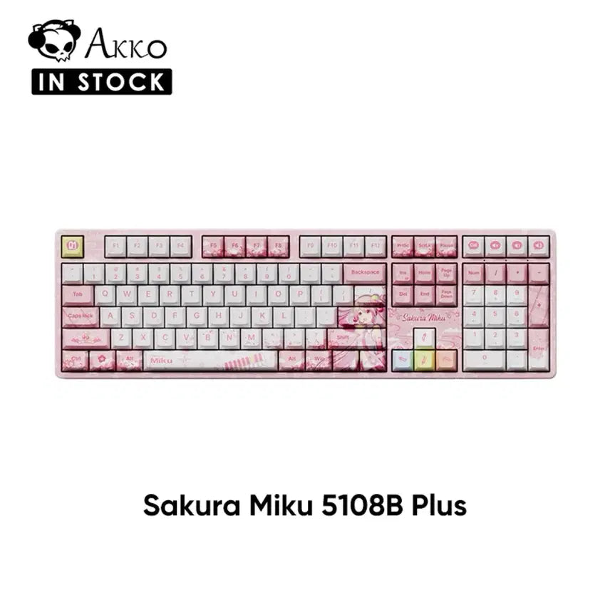 [SOLD OUT] AKKO Sakura Miku 5108B Plus 키보드 미개봉