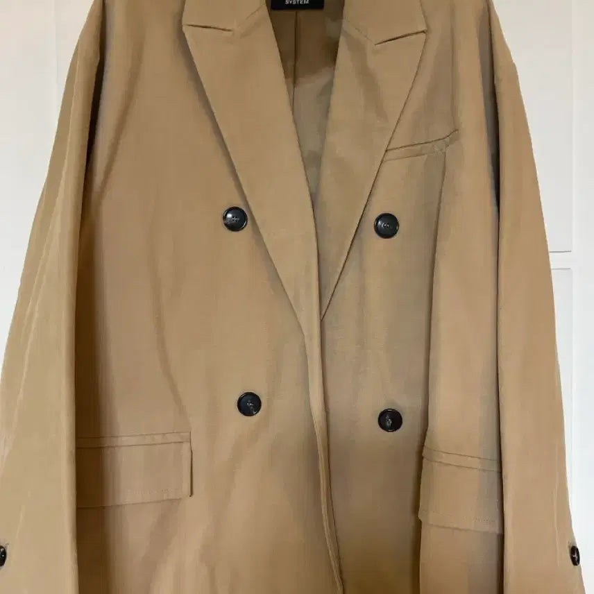 [BUNJANG] SYSTEM Beige Half Jacket / SYSTEM여성 하프자켓 베이지
