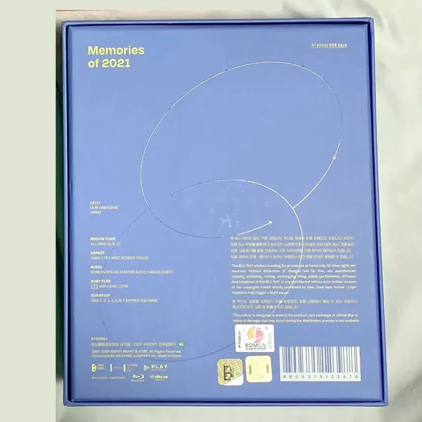 [BUNJANG] 정국 포카 2021 메모리즈 블루레이 블레 방탄 bts jk / 정국 포카 2021 메모리즈 블루레이 블레 방탄 bts jk