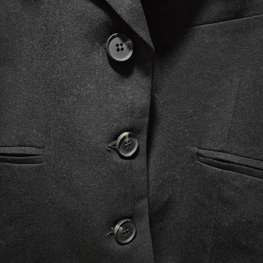 [BUNJANG] LOiNG Black Crop Jacket / (세일)(새상품)LOiNG 블랙 크롭 자켓