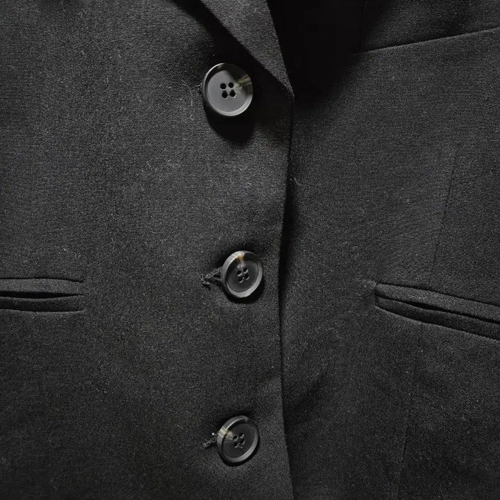 [BUNJANG] LOiNG Black Crop Jacket / (세일)(새상품)LOiNG 블랙 크롭 자켓