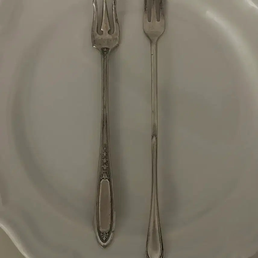[BUNJANG] Vintage Silver Plate Olive Fork / 빈티지 실플 실버플레이트 포크 오브제 올리브포크