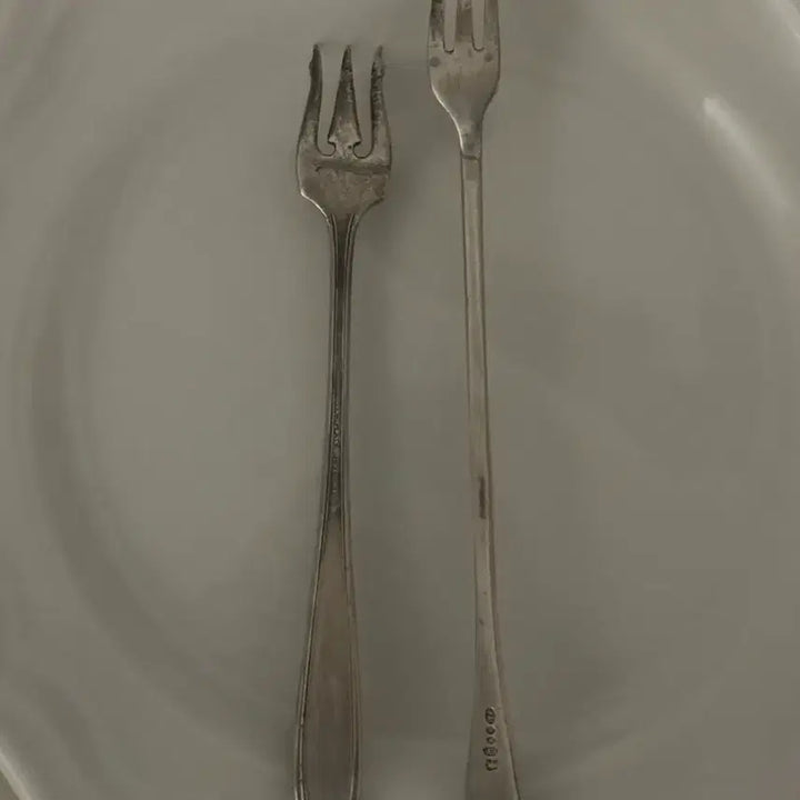 [BUNJANG] Vintage Silver Plate Olive Fork / 빈티지 실플 실버플레이트 포크 오브제 올리브포크
