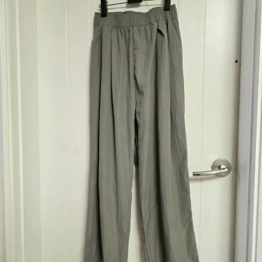 [BUNJANG] Wide-Leg Pants / 얇은 바스락 와이드바지 새거 34까지