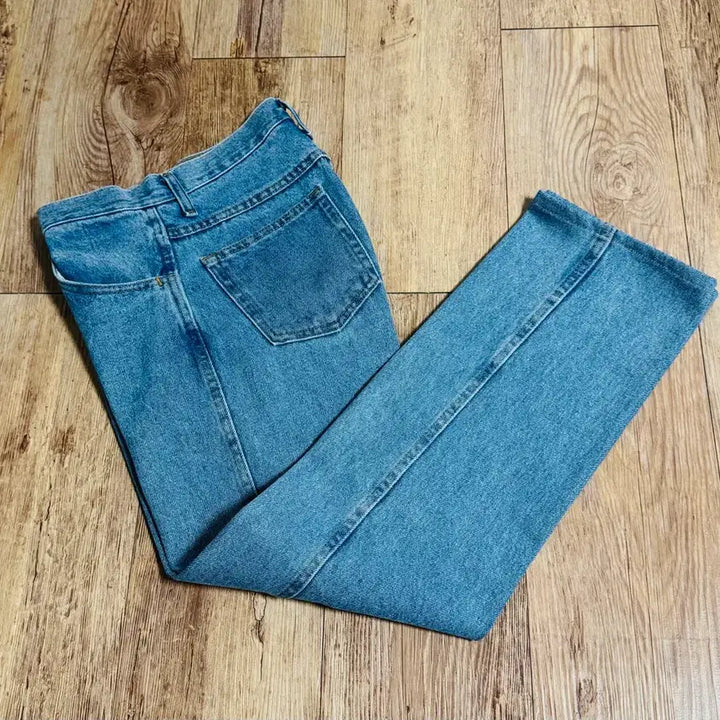 [BUNJANG] Rustler Regular Fit Straight Jeans Stone Wash / Rustler 레귤러핏 스트레이트진 28x30(수선) 스톤워시