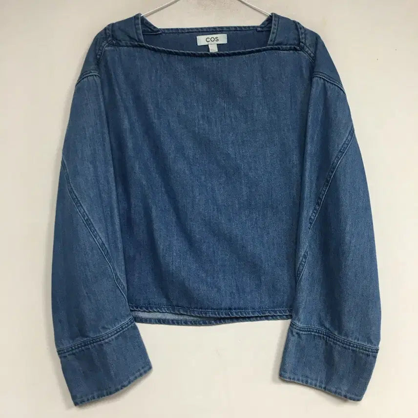 [BUNJANG] COS Square Neck Denim Blouse Size 34 / COS 코스 스퀘어넥 데님 블라우스 34